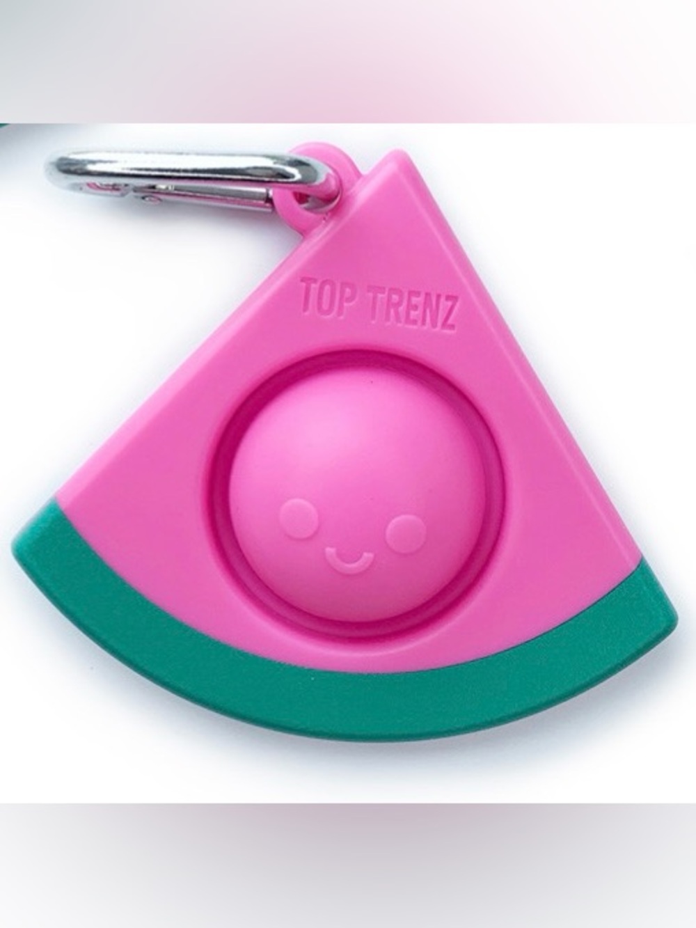 Pink Watermelon Pop Keychain Toy